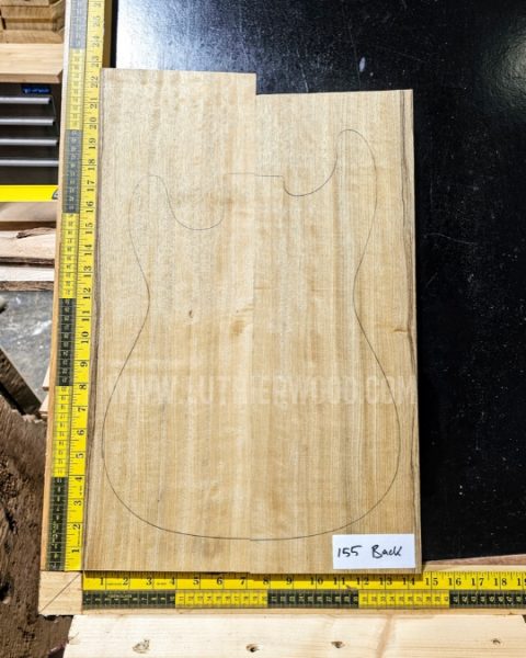 Korina / White Limba Guitar Body Blank Set