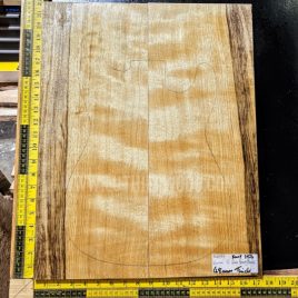 White Limba / Korina Two Piece Body Blank 156