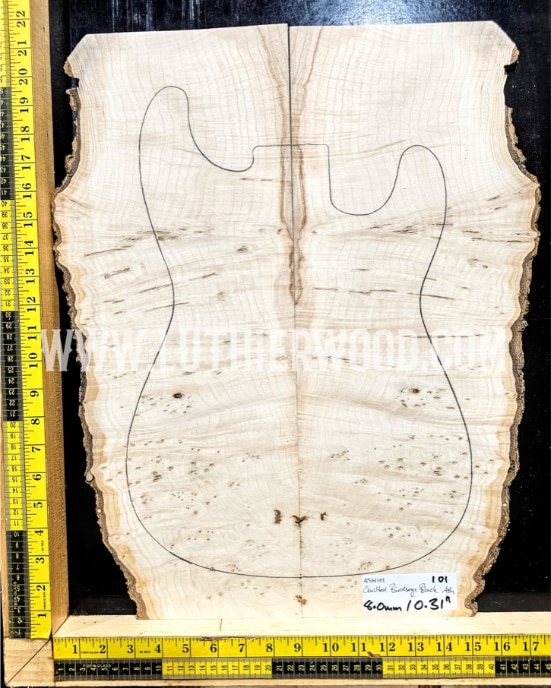 ☘️スペシャルイベント☘️3190【Ashwood】【ASHWOODIENSIS】 Figured Ash Set 101 | Luthierwood & Artisan Supplies