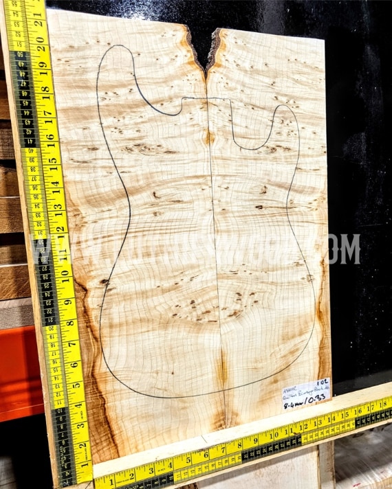 Figured Ash Set 102 | Luthierwood & Artisan Supplies