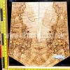 MASTER GRADE Spalted Flame Ash Set 103 Guitar / Bass making top set