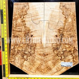 MASTER GRADE Spalted Flame Ash Set 103 Guitar / Bass making top set
