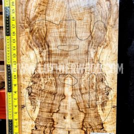 MASTER GRADE Spalted Flame Ash Set 100 Bookmatched guitar Top Set