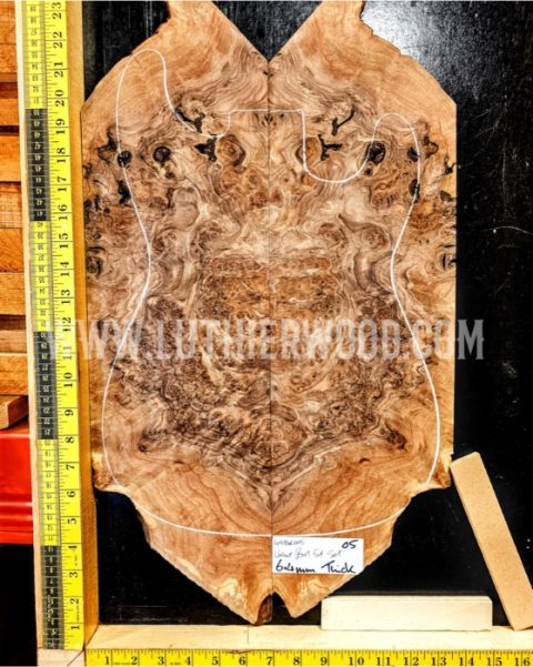 5A Walnut Burl Bookmatched Set SUPER RARE!