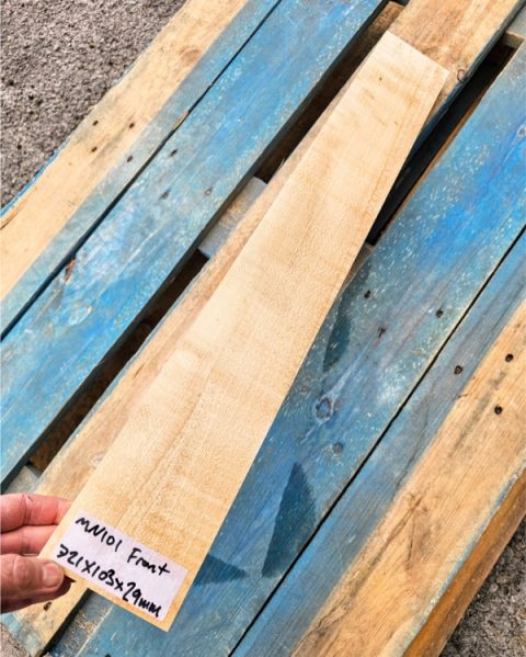 Flame Maple Guitar Neck Blank quarter sawn