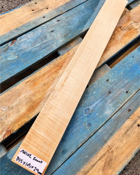 Flame Maple Guitar Neck Blank