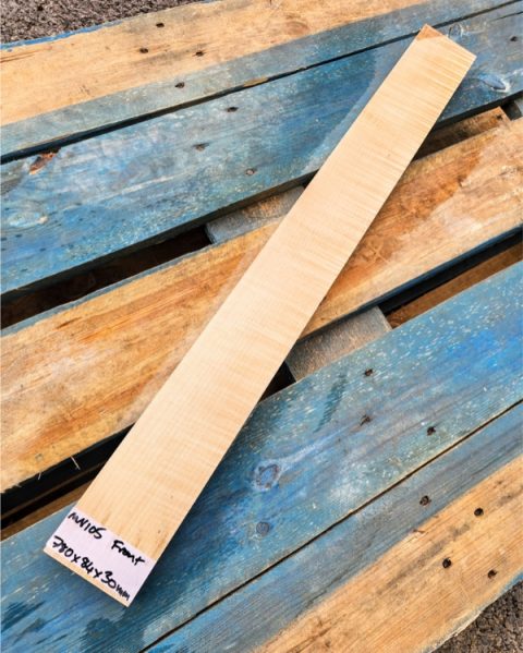 Flame Maple Guitar Neck Blank Quarter Sawn