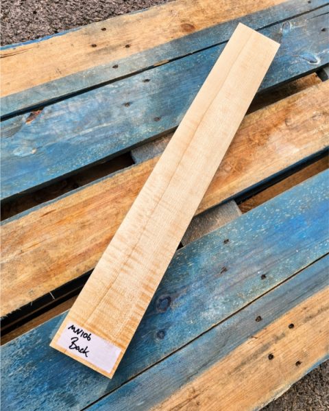 Flame Maple Guitar Neck Blank Quarter Sawn Global Shipping