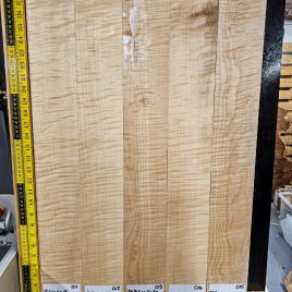 flame maple guitar neck blank