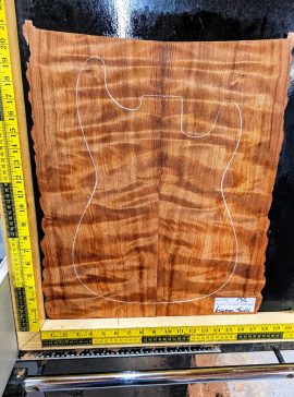 Ancient Quilted Redwood Bookmatched Set
