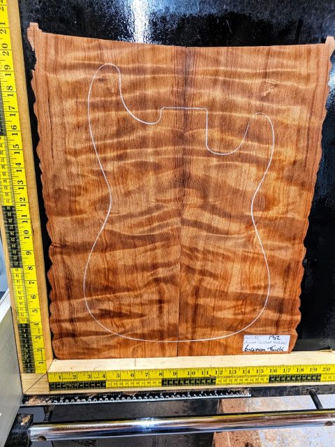 Ancient Quilted Redwood Bookmatched Set