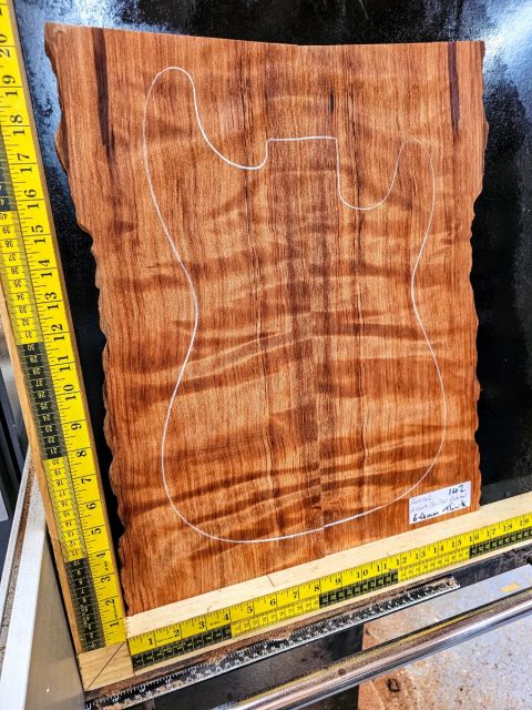 Ancient Quilted Redwood Bookmatched Set