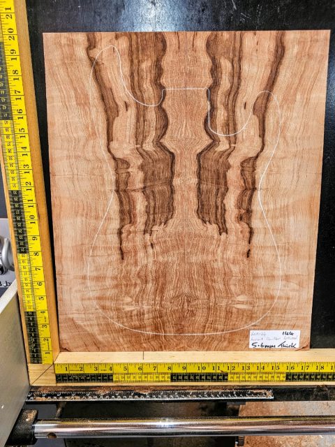 Ancient Quilted Redwood Bookmatched Set