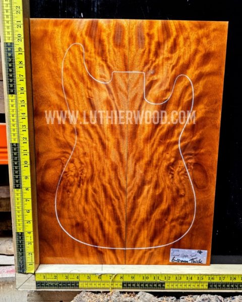 Figured Opepe Guitar Top Set