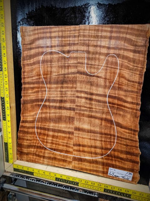 Ancient Quilted Redwood Bookmatched Guitar Top Set