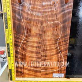 Ancient Quilted Redwood Guitar Top