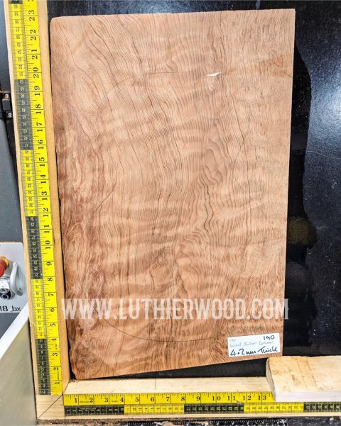 Ancient Quilted Redwood Guitar Top