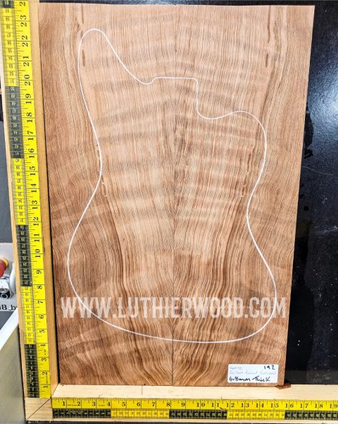 Ancient Quilted Redwood Guitar Top