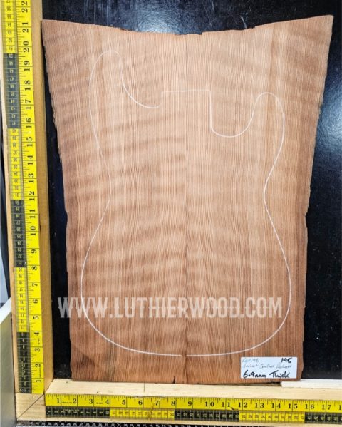 Ancient Quilted Redwood Bookmatched Set