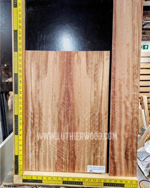 Bubinga acoustic guitar back & sides set