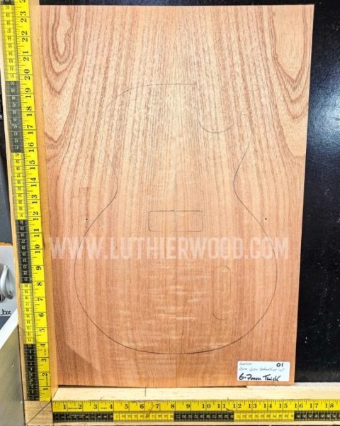 Asian Cedar bookmatched guitar top set