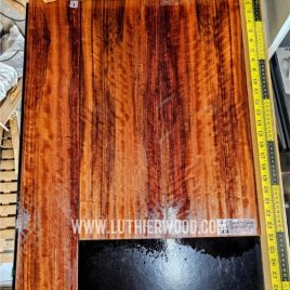 Bubinga acoustic guitar back & sides set