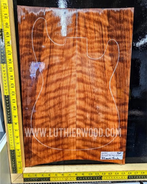Ancient Quilted Redwood Bookmatched Set