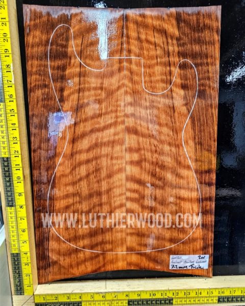 Ancient Quilted Redwood Bookmatched Set