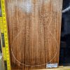 English Walnut Bookmatched Carve Top Set