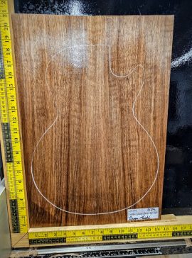 English Walnut Bookmatched Carve Top Set