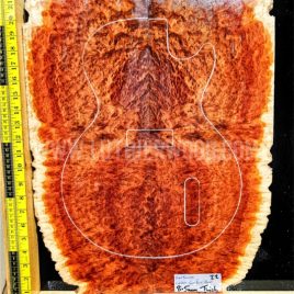 Australian Western Redbox Burl Bookmatched Guitar Top Set - Woods for Luthiers