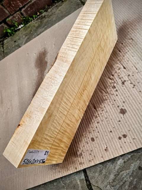 Spalted Flame Maple Billet