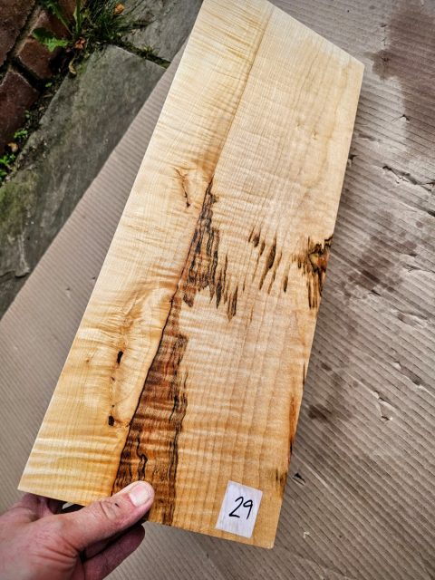 Spalted Flame Maple Billet #29