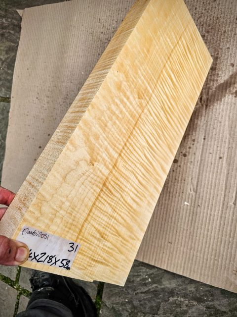 5A Flame Maple Billet