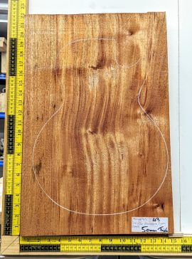 Prime Grade Mahogany One Piece Body Blank