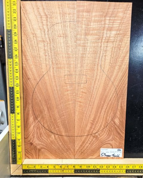 Asian Cedar Bookmatched Guitar Top Set