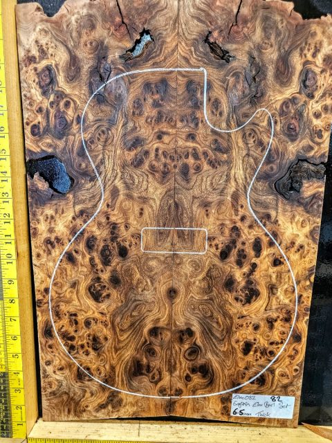 English Elm Burl Book-matched Set