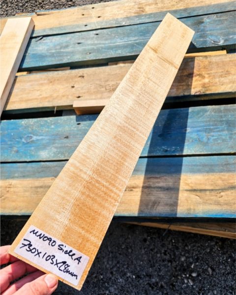 Flame Maple Guitar Neck Blank