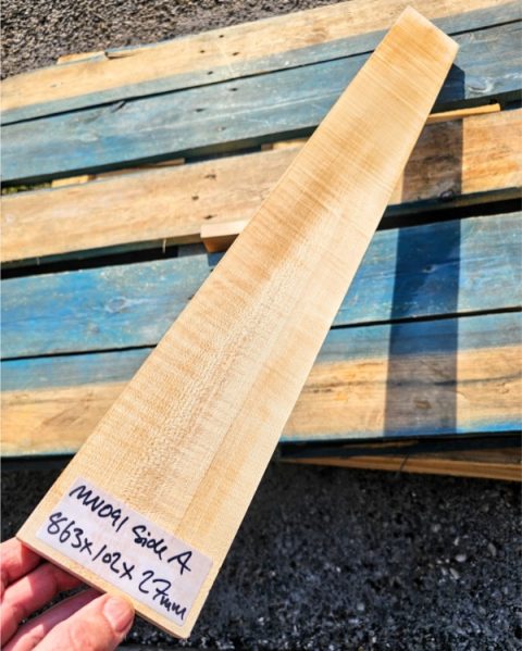 Flame Maple Guitar Neck Blank