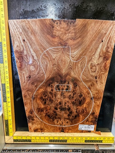 English Elm Burl Book-matched Set