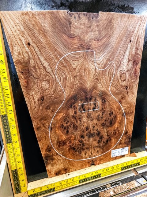 English Elm Burl Book-matched Set