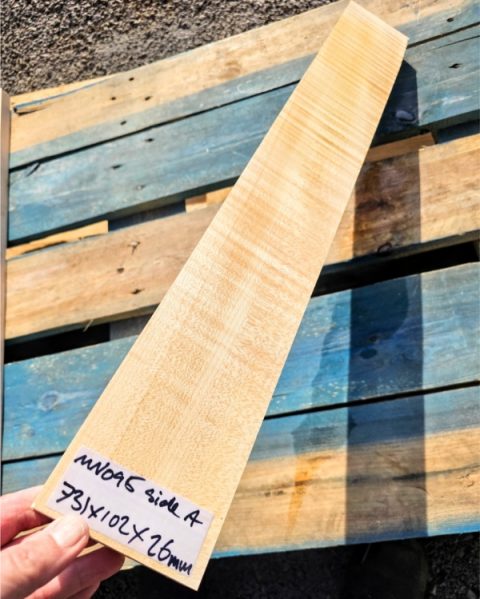 Flame Maple Guitar Neck Blank
