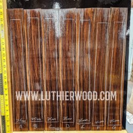 Indian Rosewood Guitar Fingerboard - Board A