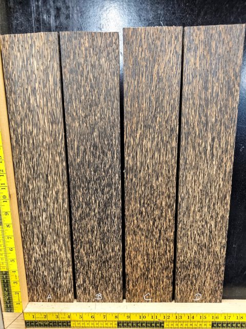 Black Palm Guitar Guitar Fingerboard Blank