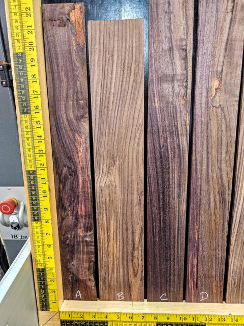 Indian Rosewood Guitar Fingerboard