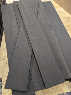 Master Grade Ebony Guitar Sized Fingerboard Blank