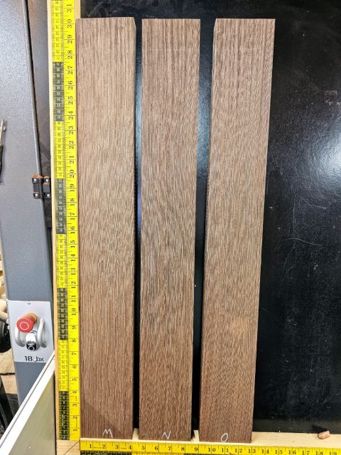 Wenge Quarter Sawn Neck Blank