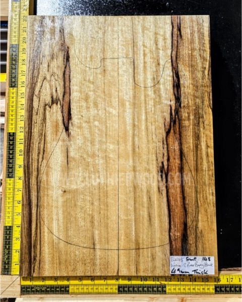 Black Limba Guitar & Bass Body Blank Set