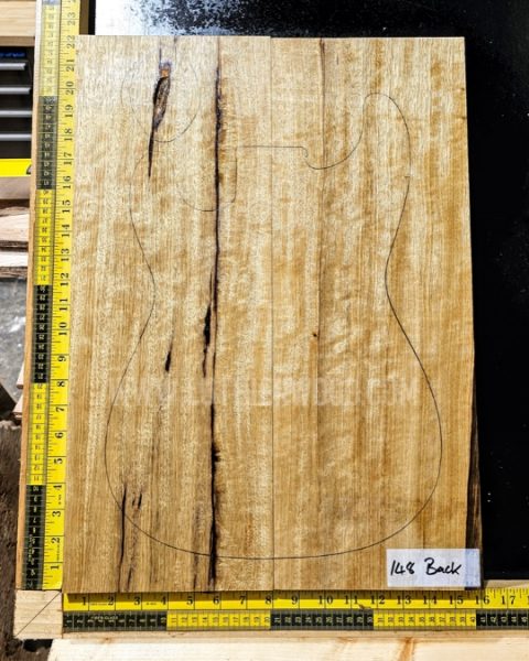 Black Limba Guitar & Bass Body Blank Set