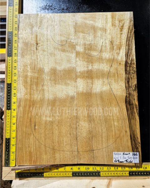 Korina / White Limba Guitar & Bass Body Blank Set